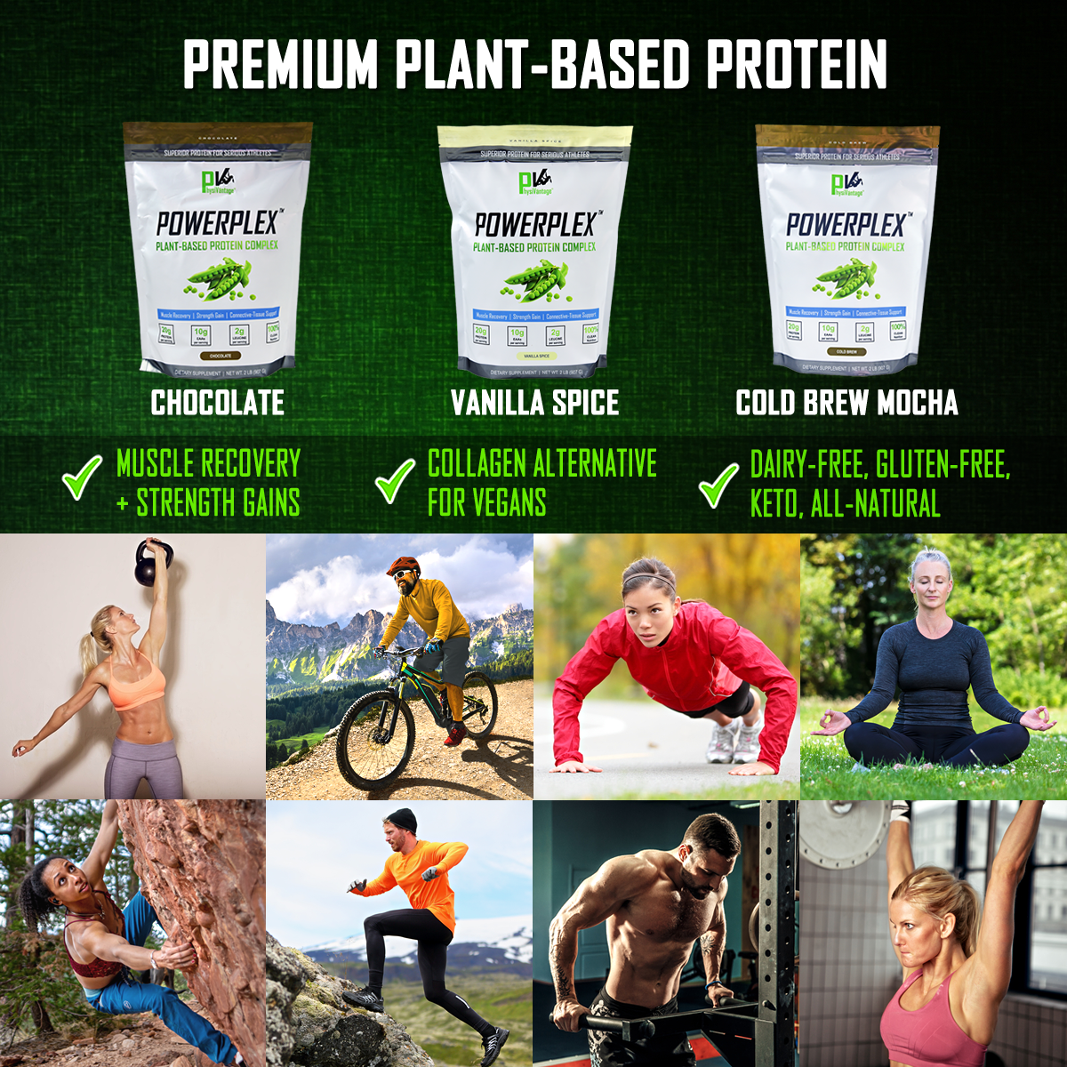 POWERPLEX™ Plant-Based Protein and Collagen Alternative (2 lbs)