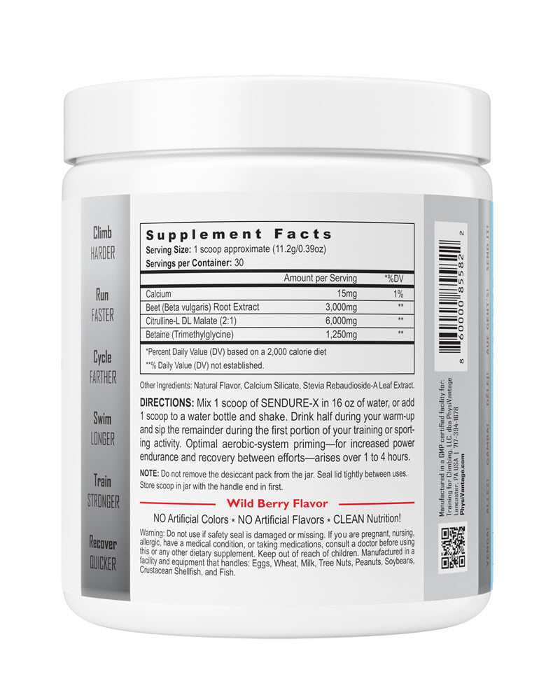 Sendure-X Performance - 2-Pack with Free PhysiVantage Logo Bottle