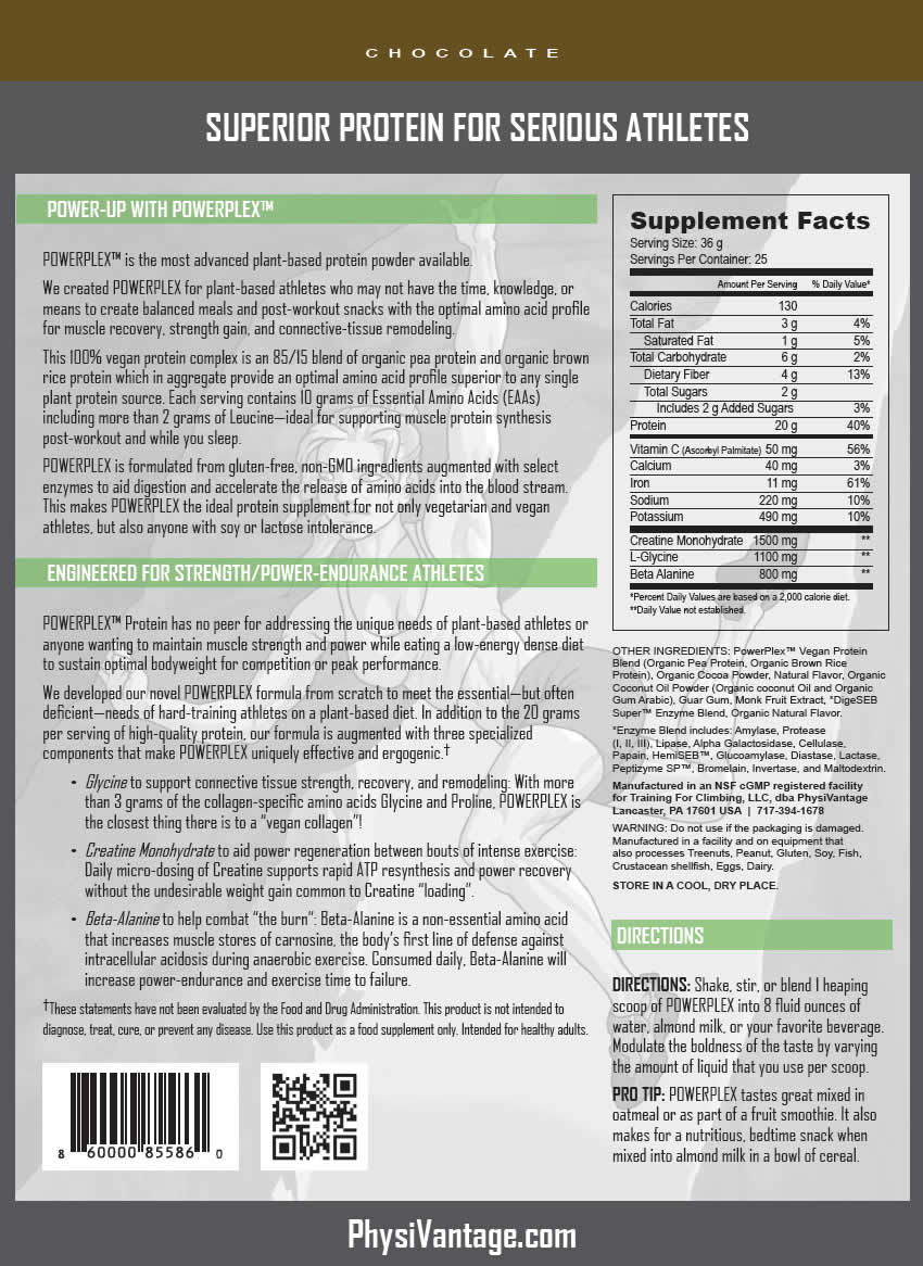 POWERPLEX™ Plant-Based Protein and Collagen Alternative (2 lbs)