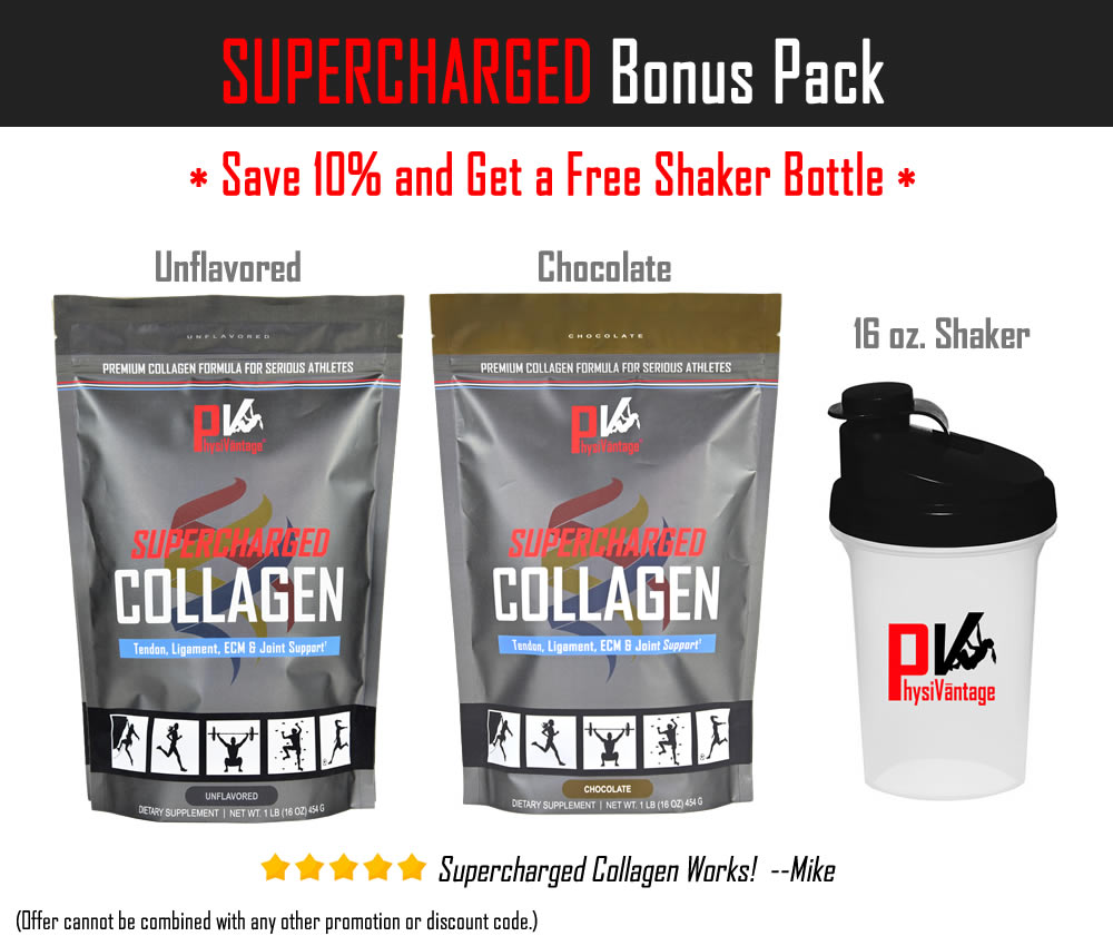 Supercharged Collagen® Bonus Pack with Free Shaker Cup