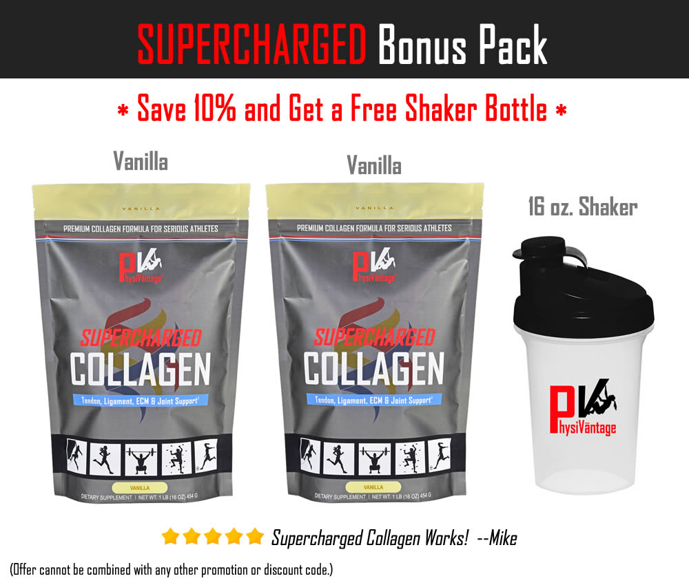 Supercharged Collagen® Bonus Pack with Free Shaker Cup
