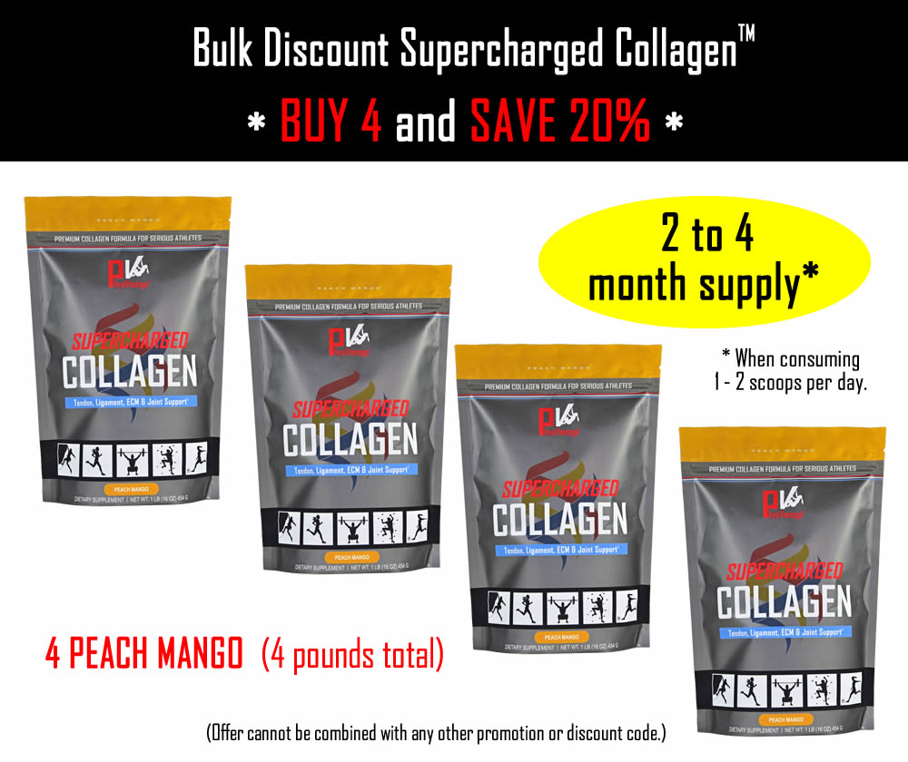 Supercharged Collagen® Bulk Discount  (Connective Tissue & Joint Support)
