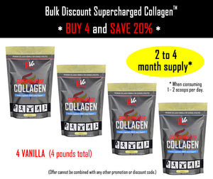 Supercharged Collagen® Bulk Discount  (Connective Tissue & Joint Support)