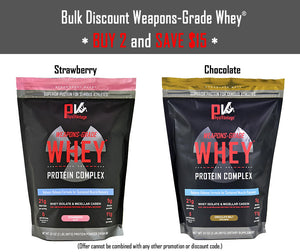 Weapons-Grade Whey® Protein Bulk Discount (2 Bags - 4 lbs total)