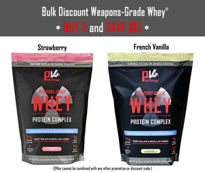 Weapons-Grade Whey® Protein Bulk Discount (2 Bags - 4 lbs total)