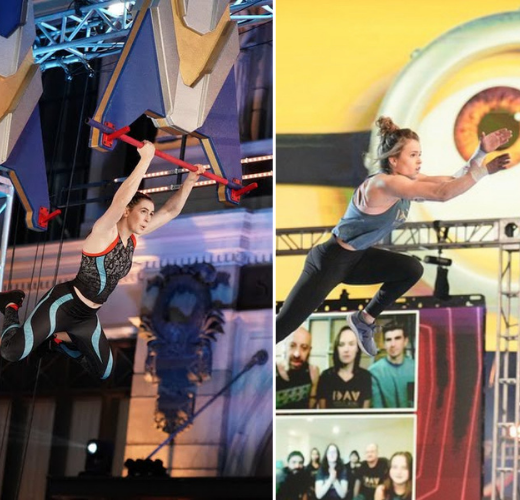 Ninja Warrior Lady Crushers! Isabella Wakeham and Katie Bone