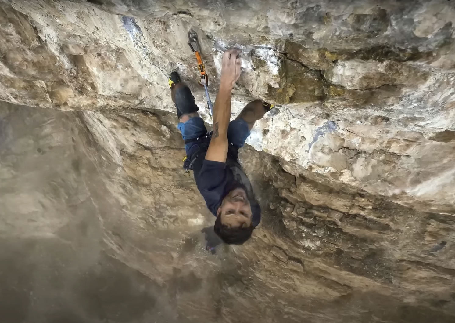 Watch PhysiVāntage Pro Jonathan Siegrist Send "Flex Luther" 5.15a