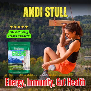 Organic Greens Powder (Energy, Immunity, and Digestive Health Support)