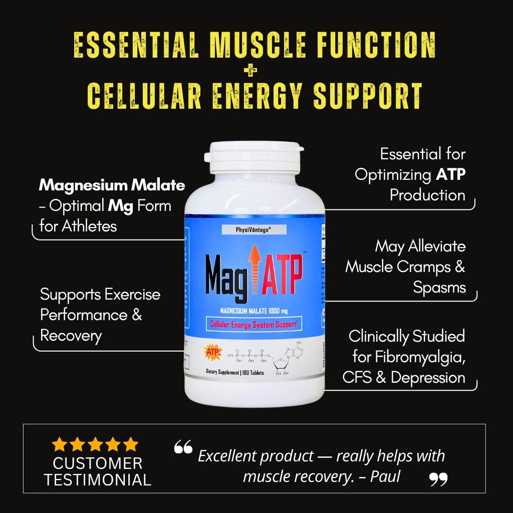 Atp Lab Magnesium Mag-ATP™ - Cellular Energy System Support (Magnesium Malate 1000mg ...