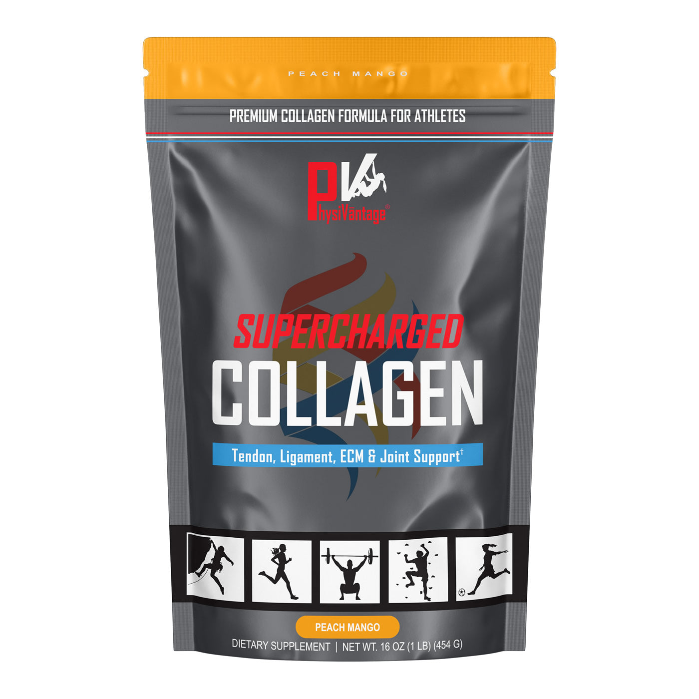 Supercharged Collagen - Support Joint, Tendon, and Skin Quality and Health  - by PhysiVāntage®