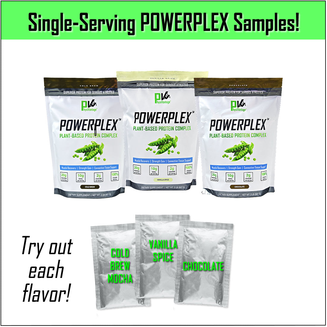 Powerplex Sample 3-Pack
