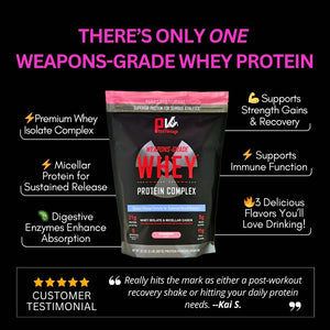 Weapons-Grade Whey® Protein Complex for Strength Gains and Recovery (2 lbs)