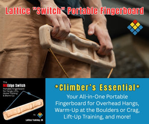 Lattice MXEdge "Switch" Warm-Up & Training Fingerboard