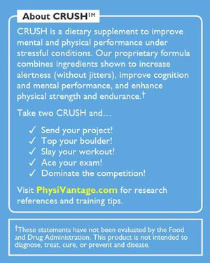 Crush pre-workout for climbers