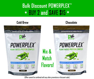 POWERPLEX Plant Protein Bulk Discount (2 Bags - 4 Lbs Total)