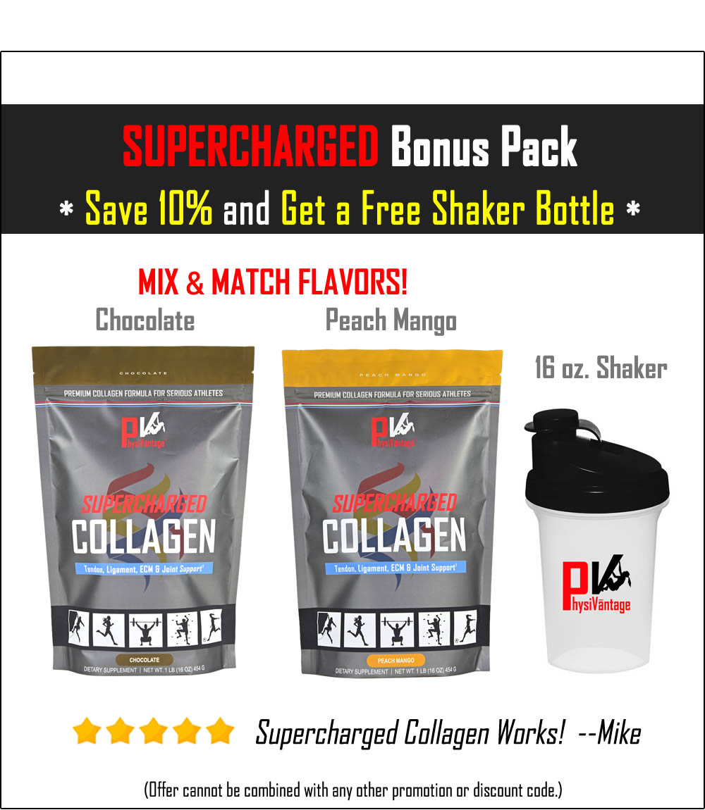 Supercharged Collagen® Bonus Pack with Free Shaker Cup