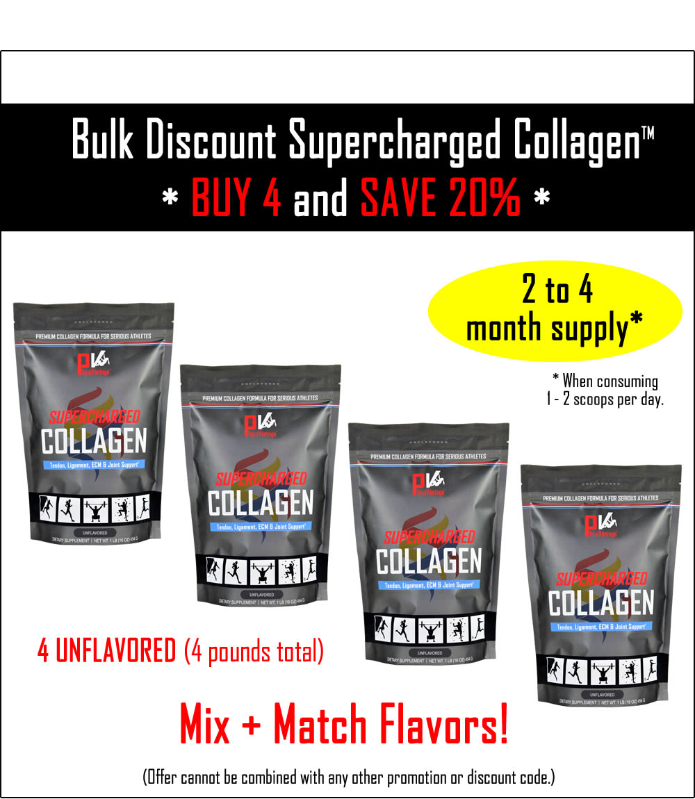 Supercharged Collagen Bulk Discount  (Connective Tissue & Joint Support)