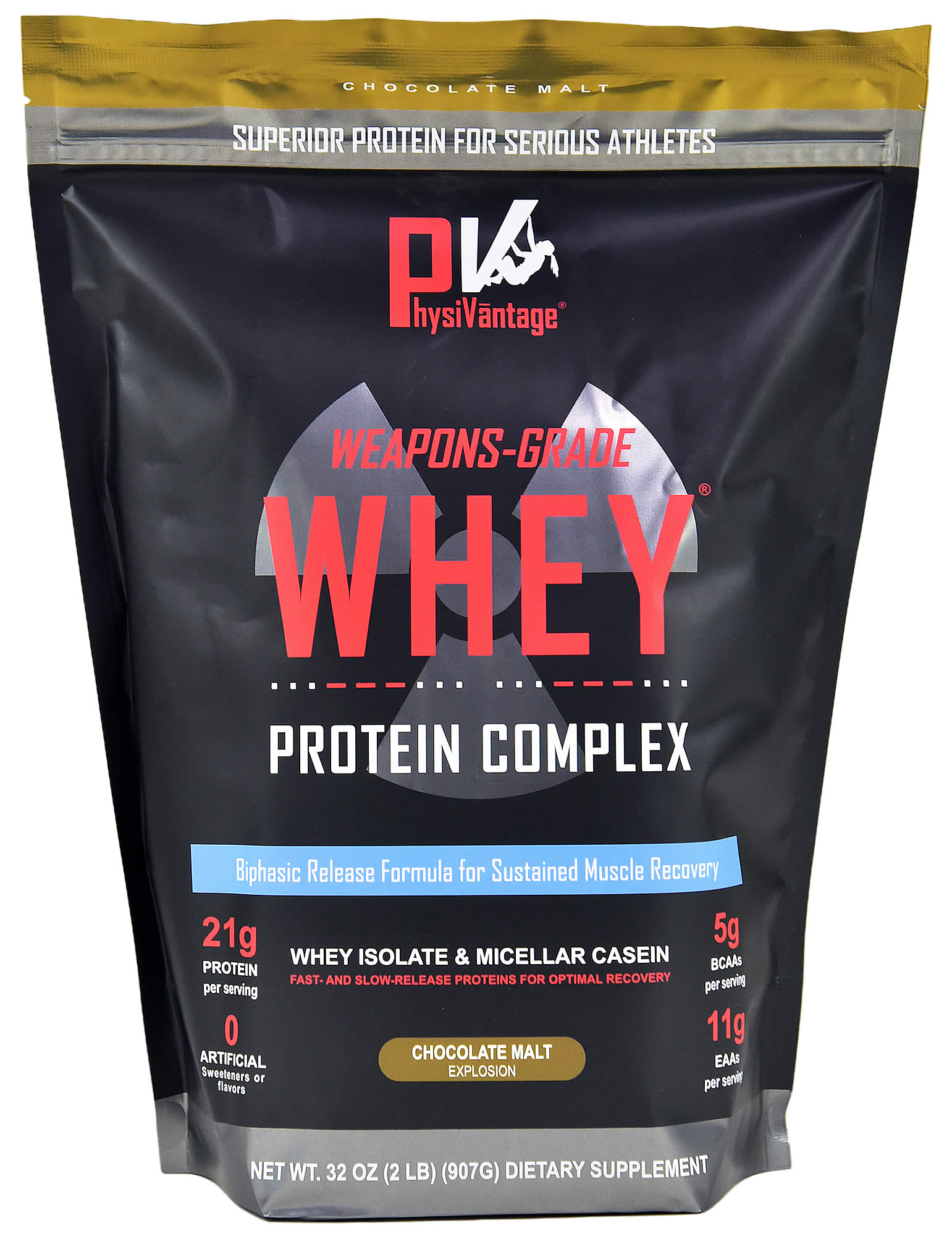 Weapons Grade Whey Protein Isolate 2 lb Sports Performance Complex PhysiV ntage