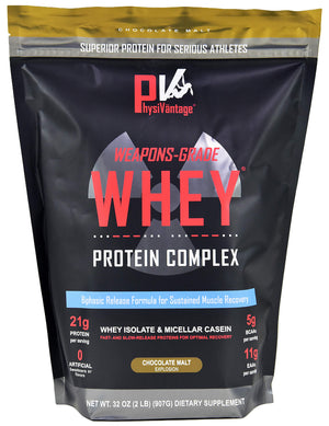 Weapons-Grade Whey Protein Isolate (2 lb) - Sports Performance Complex -  PhysiVāntage®