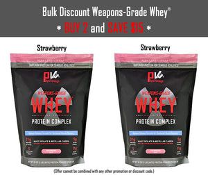 Weapons-Grade Whey® Protein Bulk Discount (2 Bags - 4 lbs total)