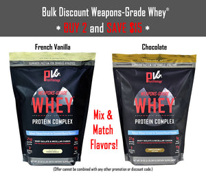 Weapons-Grade Whey® Protein Bulk Discount (2 Bags - 4 lbs total)